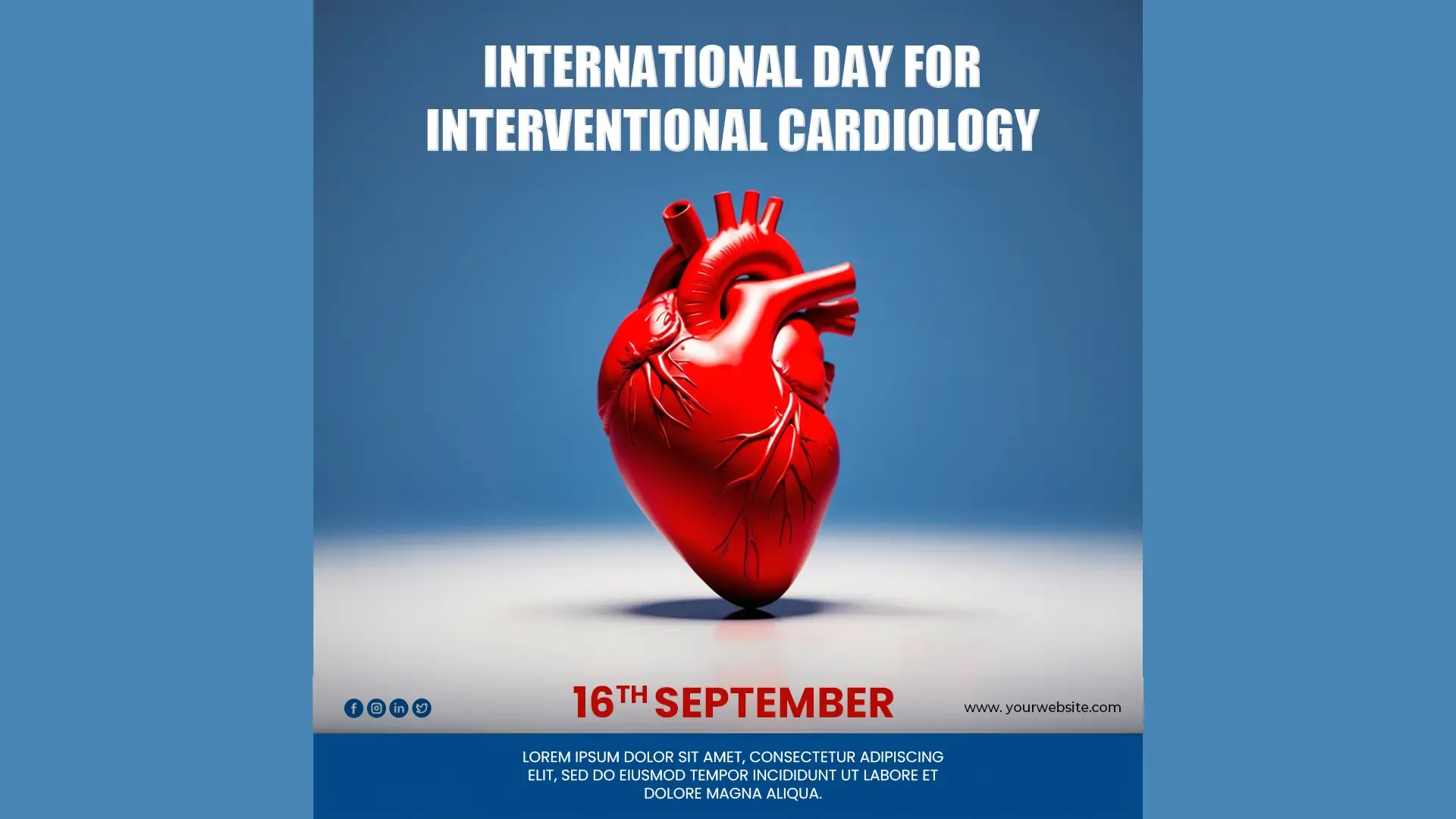 September 16th Cardiology Awareness Social Media Post image